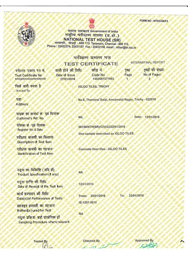 Certificate 9